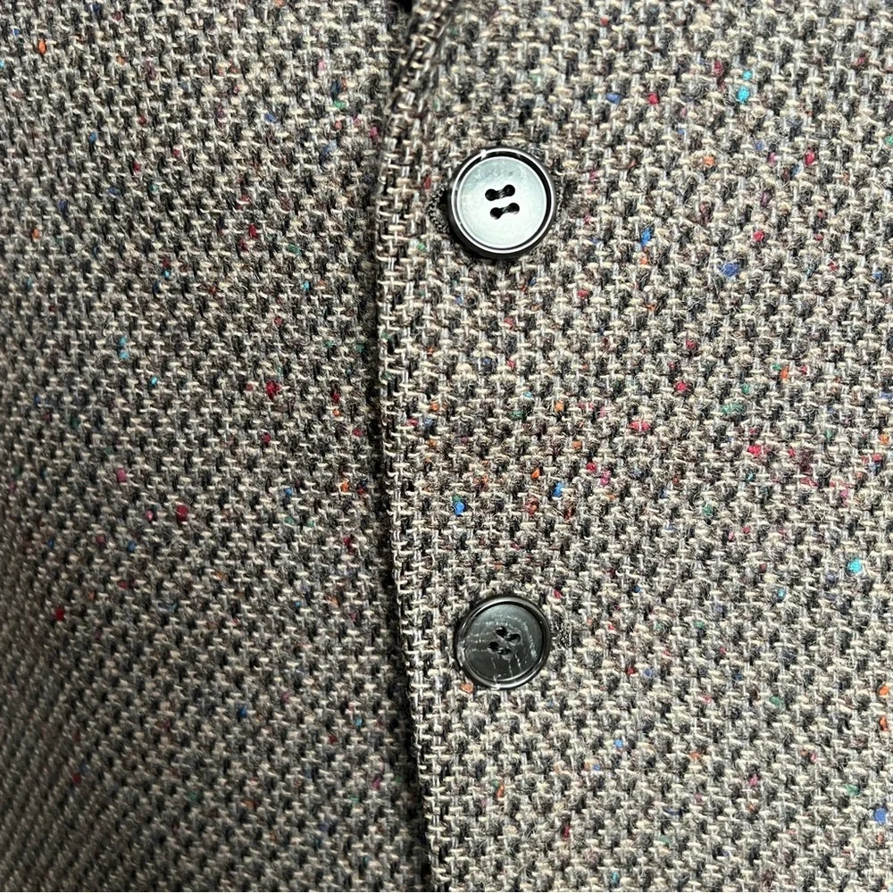 VTG Pierre Cardin 100% Wool Classic Grey Blazer Jacket Preppy Grandpa Unisex